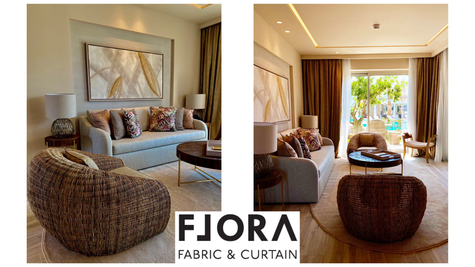 FLORA fabric - curtain - wallpaper - shading - carpet FLORA fabric - curtain - wallpaper - shading - carpet