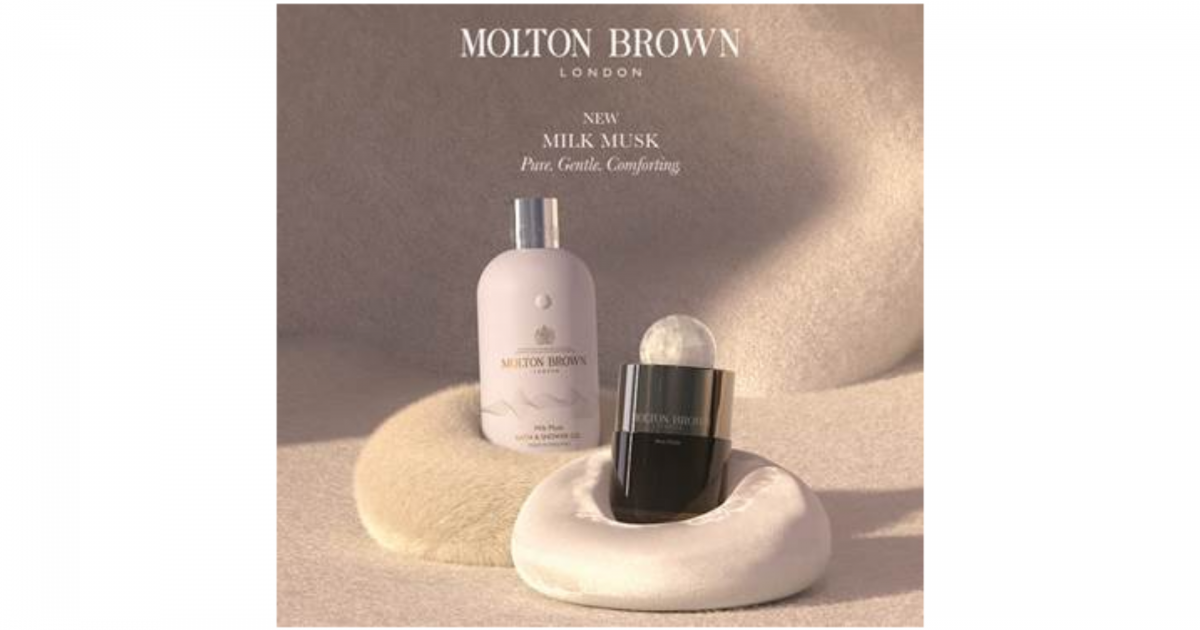 O οίκος Molton Brown παρουσιάζει τη νέα συλλογή Milk Musk