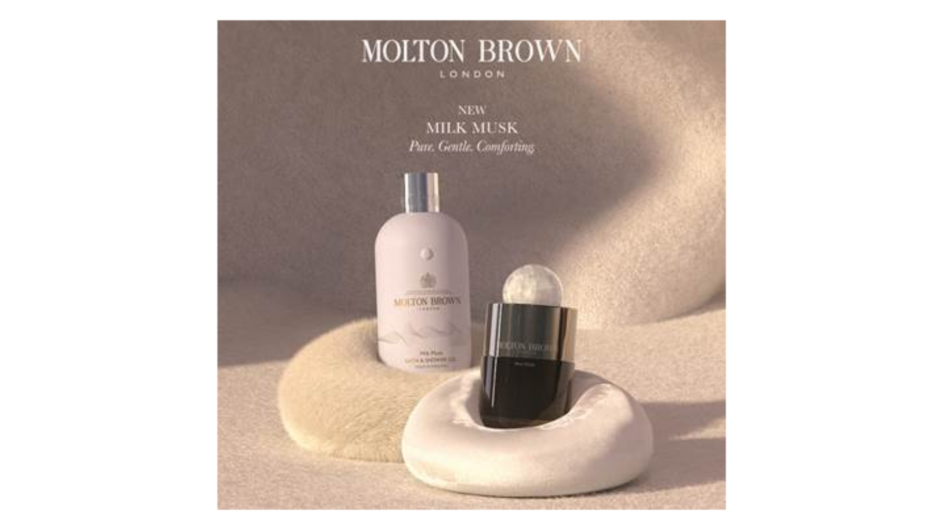 O οίκος Molton Brown παρουσιάζει τη νέα συλλογή Milk Musk O οίκος Molton Brown παρουσιάζει τη νέα συλλογή Milk Musk